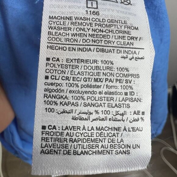 Old Navy Blue Chiffon Midi Tiered Ruffle Midi Dress Size XL Floral - Picture 15 of 16